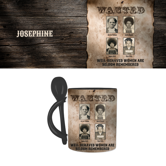 Wanted: Legendary Black Women Mug – Personalized Black History Month Mug
