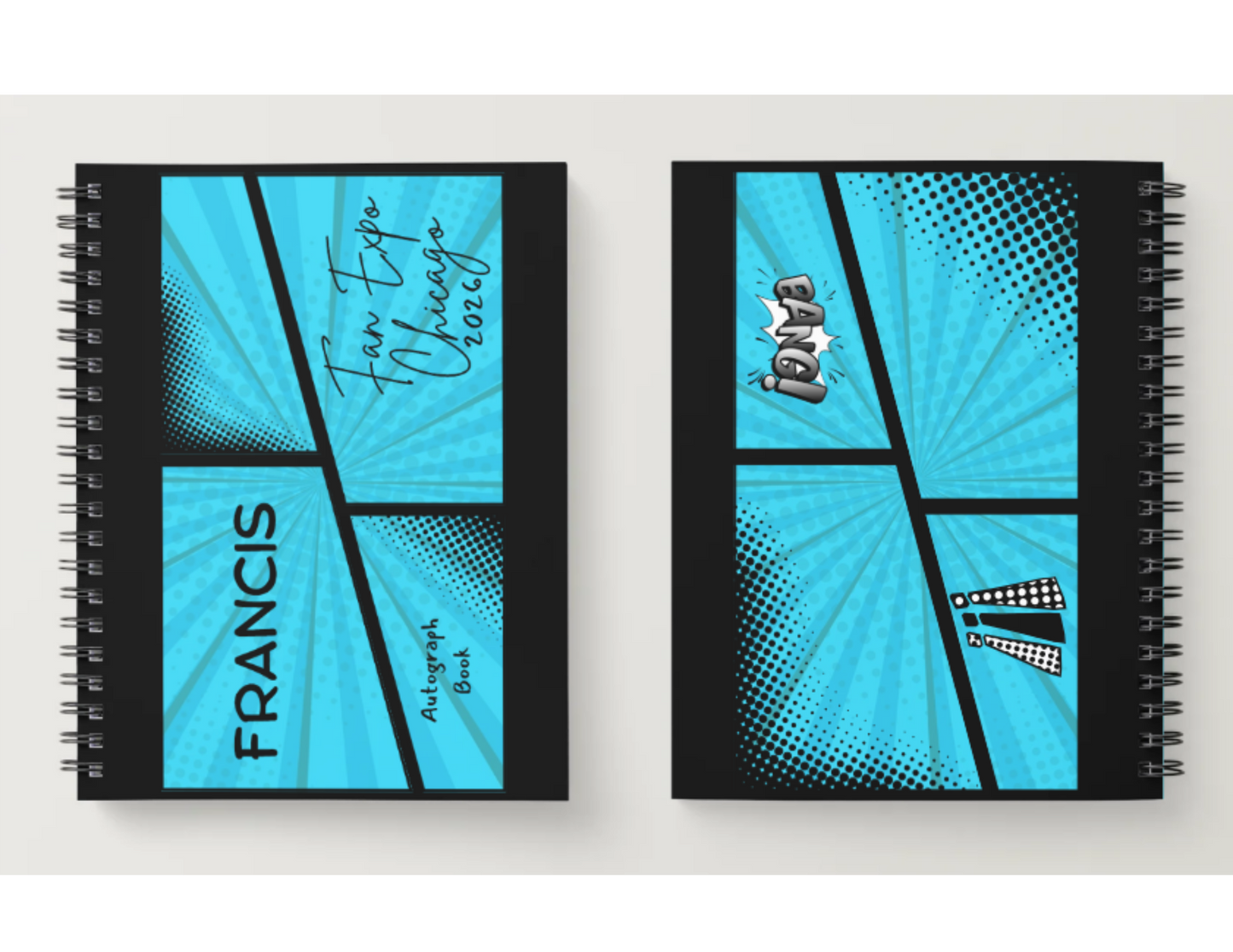 Comic Convention Autograph Book - Horizontal
