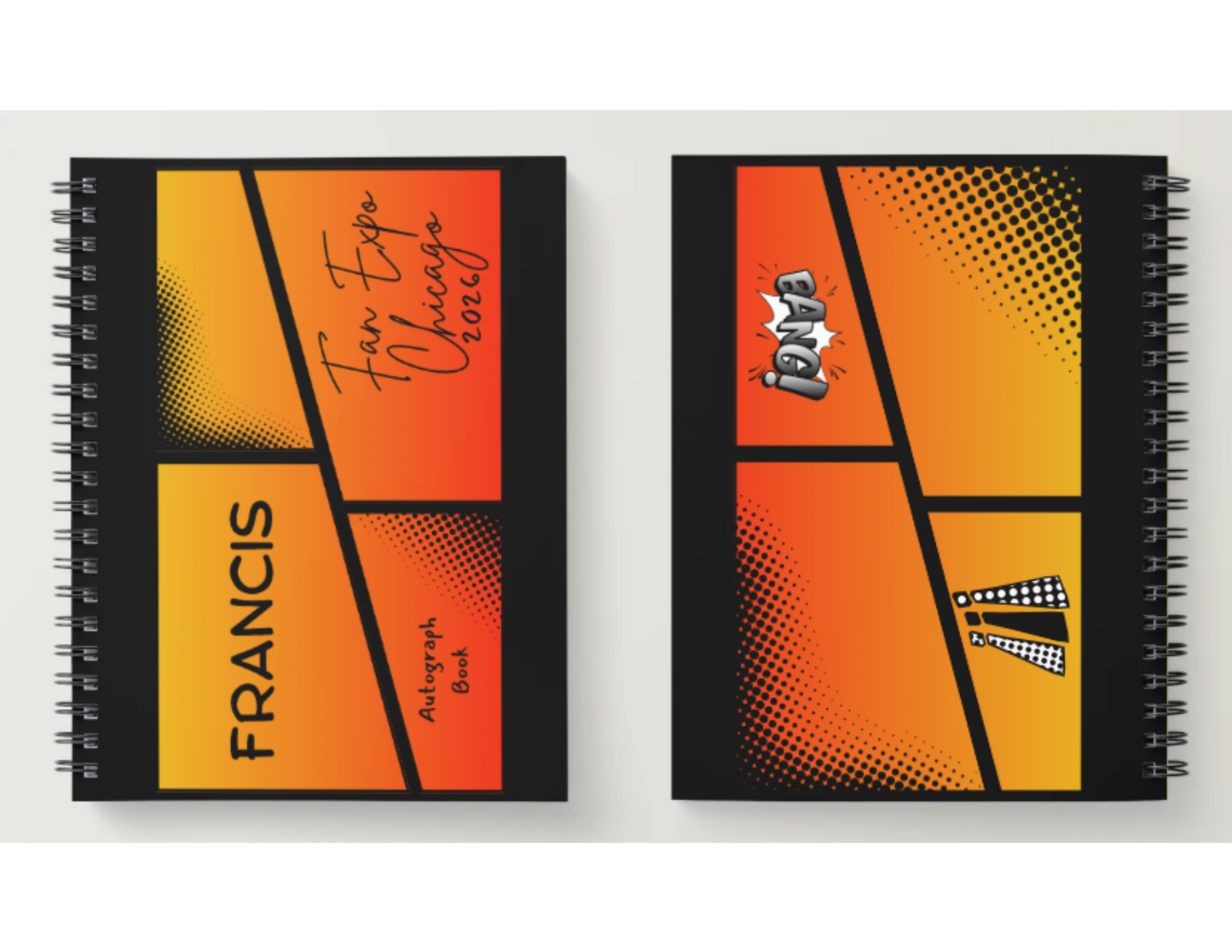 Comic Convention Autograph Book - Horizontal