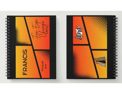 Comic Convention Autograph Book - Horizontal