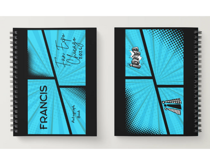 Comic Convention Autograph Book - Horizontal