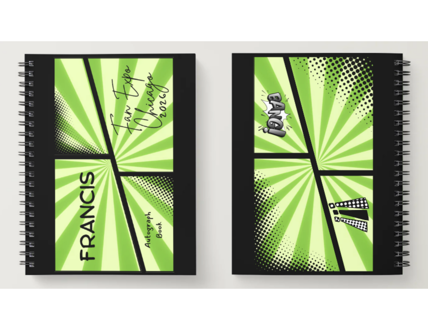 Comic Convention Autograph Book - Horizontal
