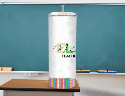 ELA Teacher Colorful Name Tumbler