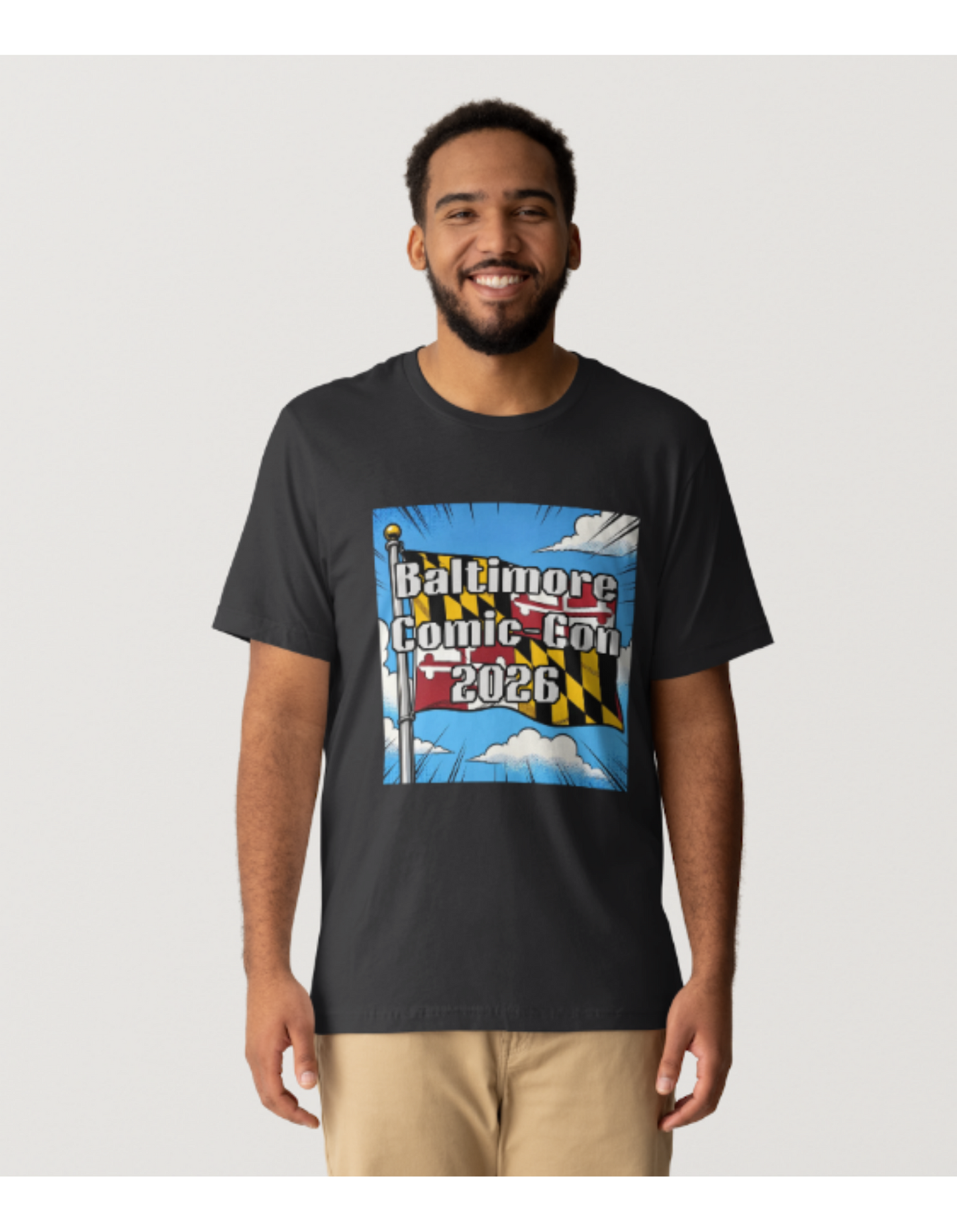 Baltimore Comic-Con MD Flag T-Shirt