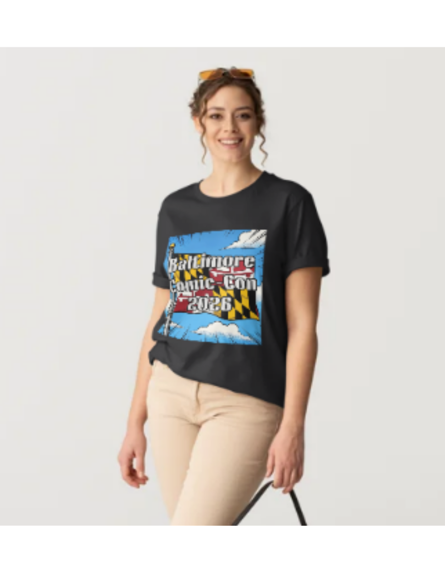 Baltimore Comic-Con MD Flag T-Shirt