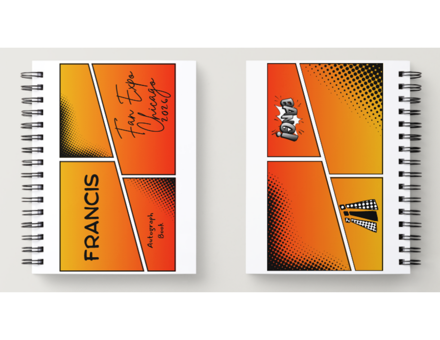 Comic Convention Autograph Book - Horizontal