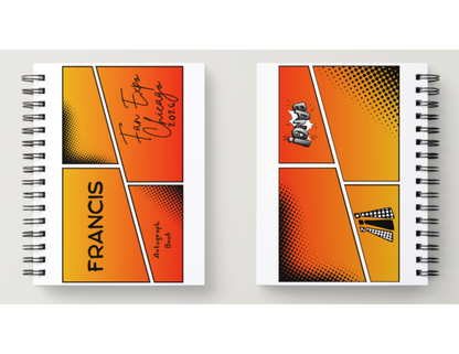 Comic Convention Autograph Book - Horizontal