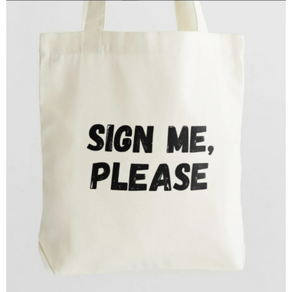 Comic Convention Autograph Totebag