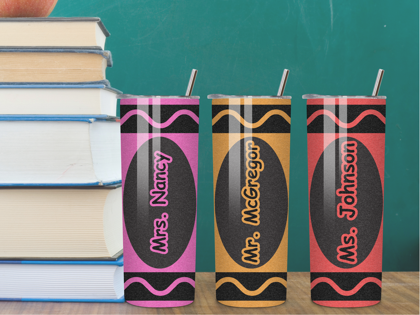 Crayon Name Tumbler