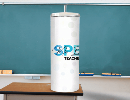 Special Education Teacher Name Tumbler