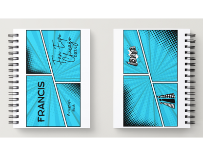 Comic Convention Autograph Book - Horizontal