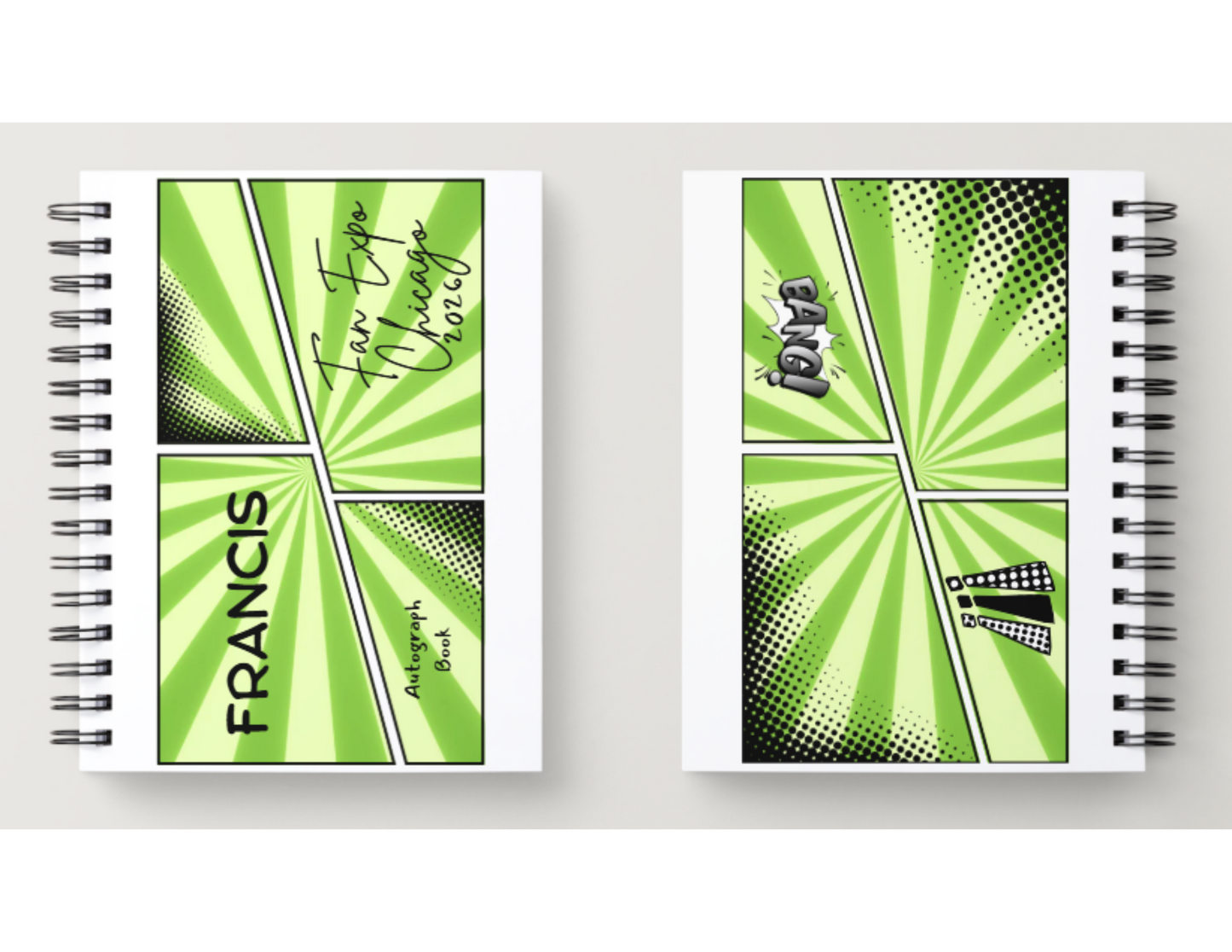 Comic Convention Autograph Book - Horizontal